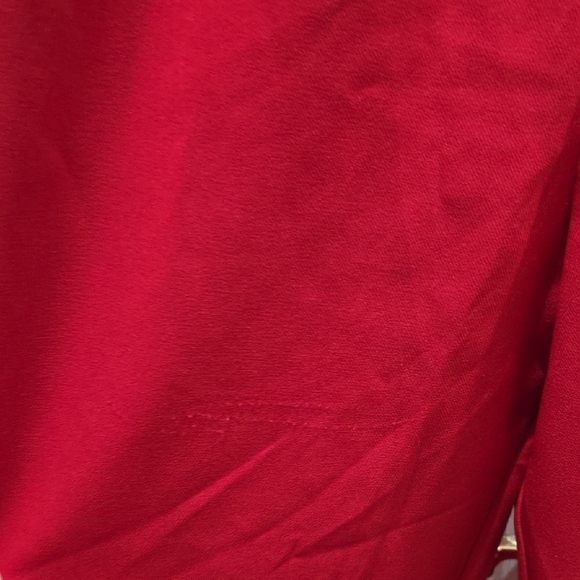 ASOS Red Jumpsuit with Ruffle Hem - Picture 3 of 9